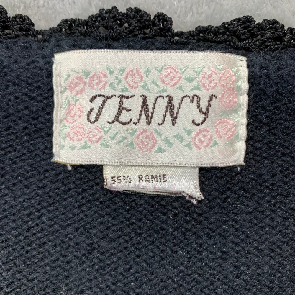 Vintage Jungle Patchwork Embroidered Sweater Tige… - image 2